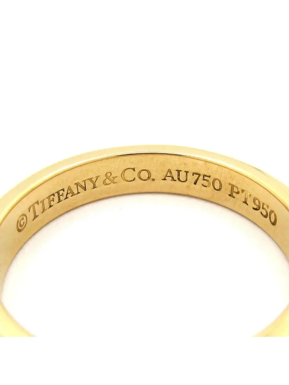 Tiffany&Co. Milgrain Band Ring 18K #298258T15B